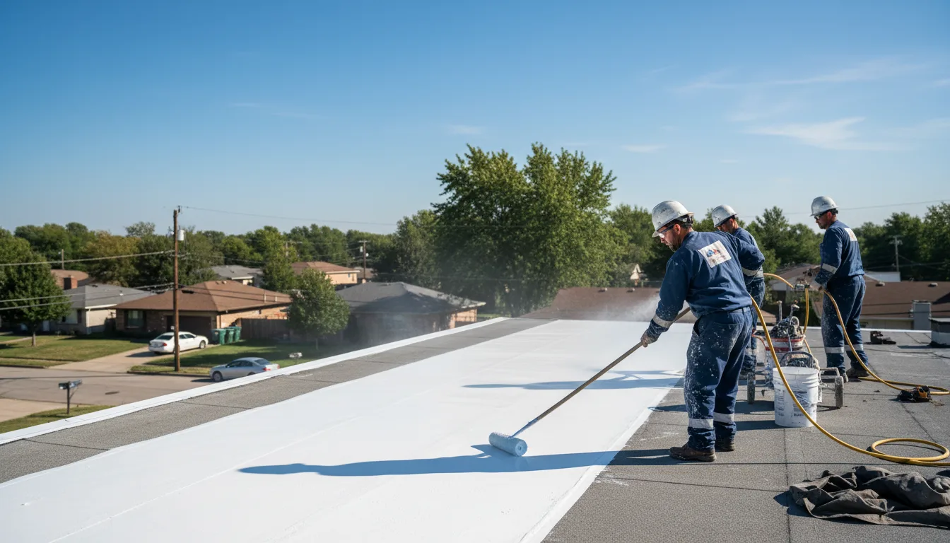 Commercial roof coating in Bartlett, KS near me